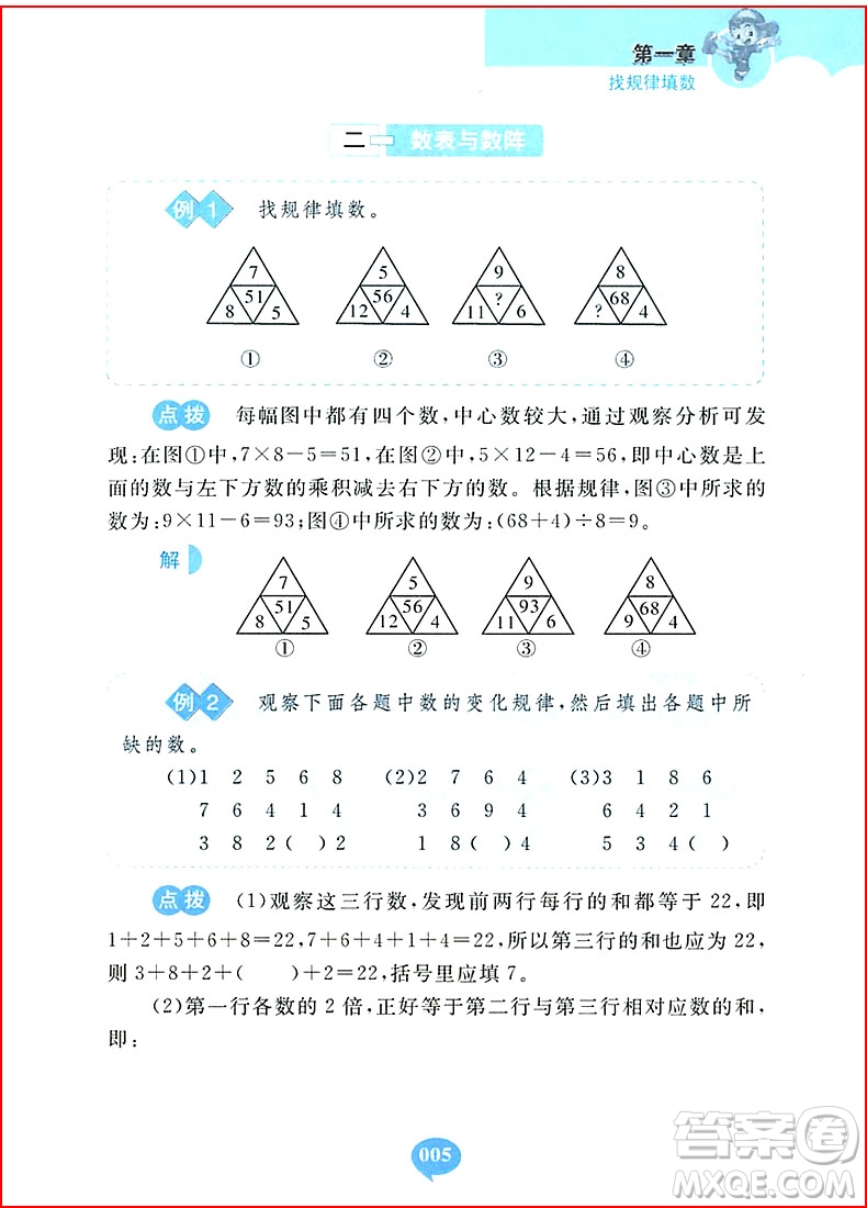 2018年小學(xué)奧數(shù)千題巧解三年級參考答案