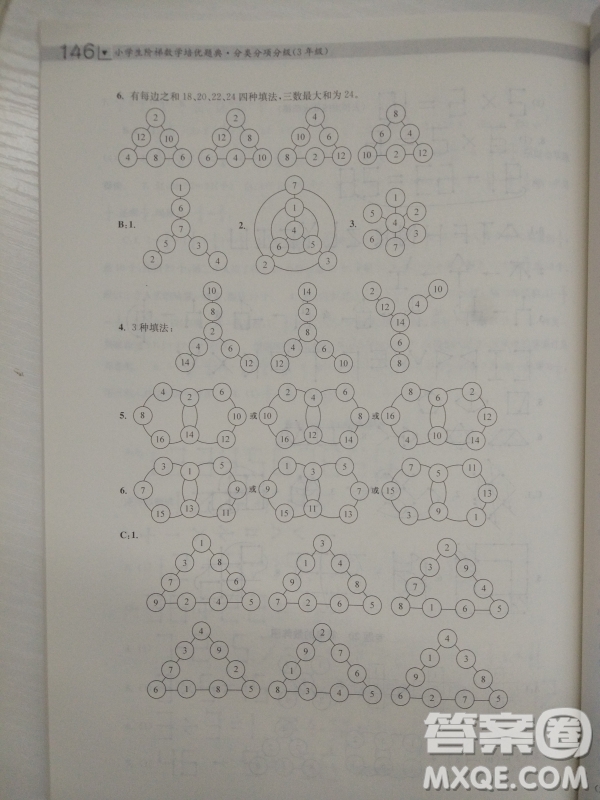 2018全國(guó)通用版小學(xué)生階梯數(shù)學(xué)培優(yōu)題典3年級(jí)參考答案