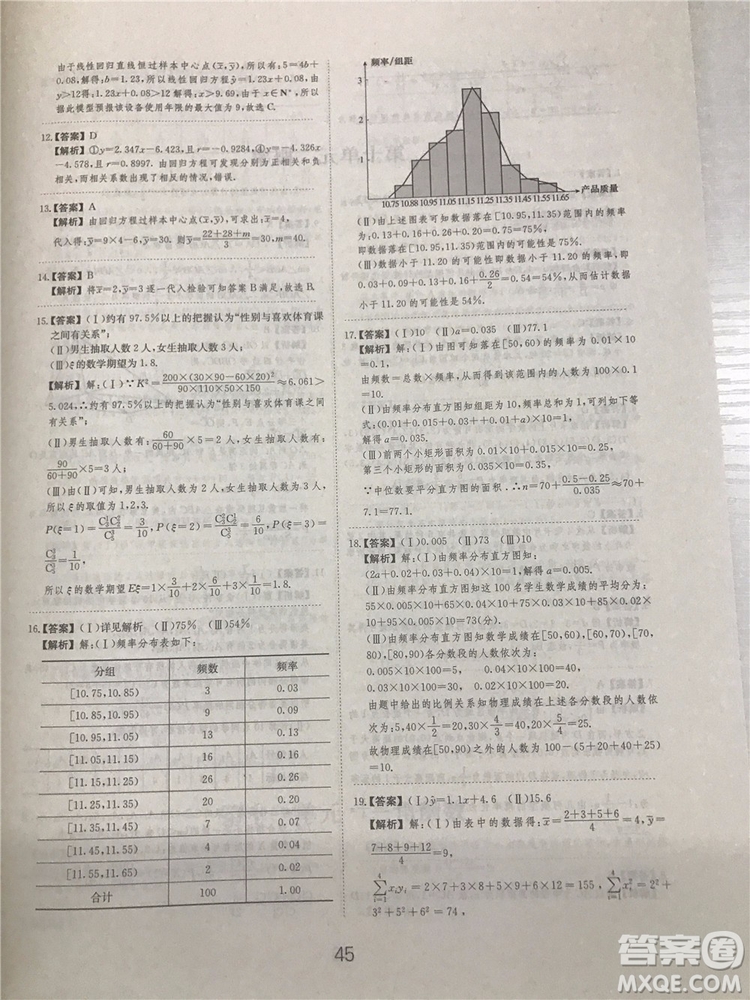 2018年愛學(xué)習(xí)高考刷題狗文科數(shù)學(xué)參考答案