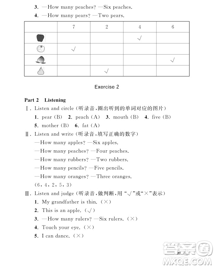 2018年鐘書金牌上海作業(yè)英語N版1年級(jí)上參考答案