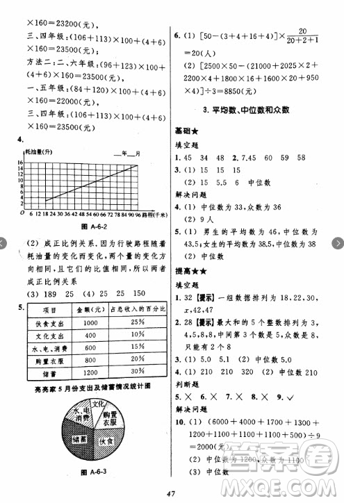 2018年小學(xué)三星級(jí)題庫數(shù)學(xué)參考答案