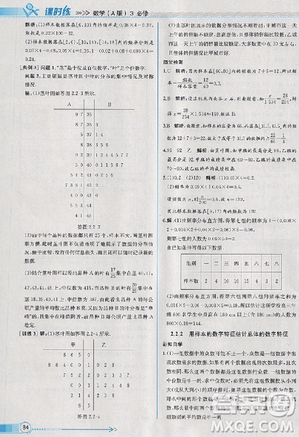 2018版同步導(dǎo)學(xué)案課時(shí)練數(shù)學(xué)必修3人教A版參考答案