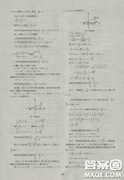 2018新課標(biāo)單元測試卷人教版高中數(shù)學(xué)選修2-1參考答案