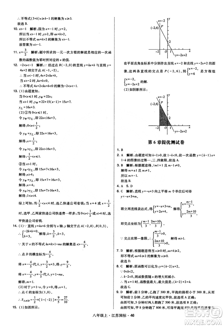 2018秋學(xué)霸題中題數(shù)學(xué)八年級(jí)上冊(cè)蘇科版江蘇國標(biāo)參考答案