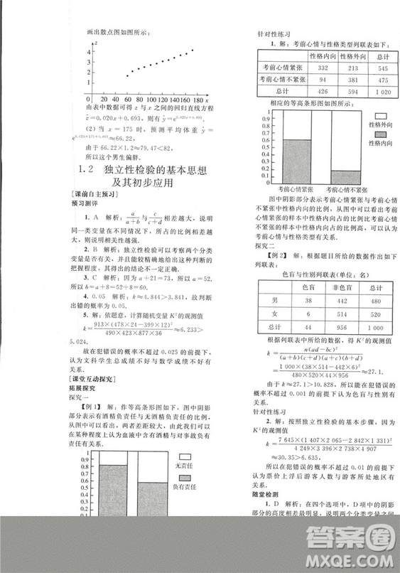 2018人教版資源與評價七年級數(shù)學上冊參考答案