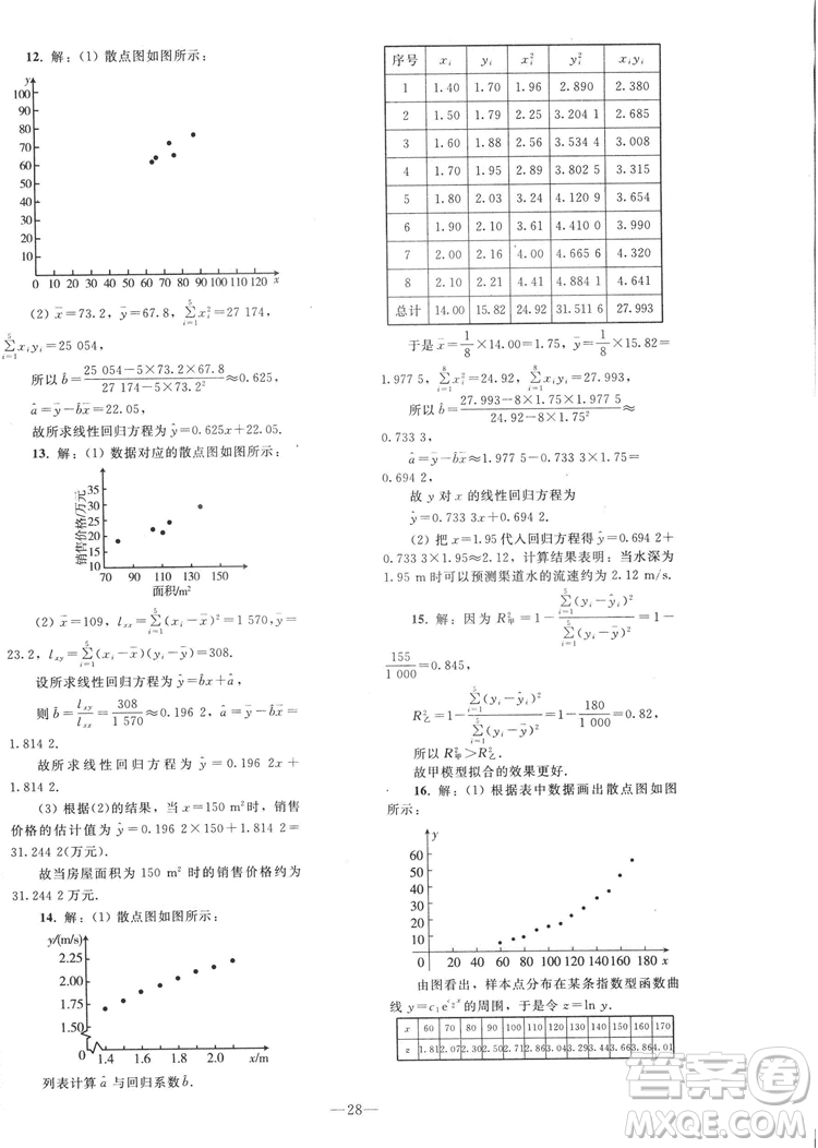 2018人教版資源與評價七年級數(shù)學上冊參考答案