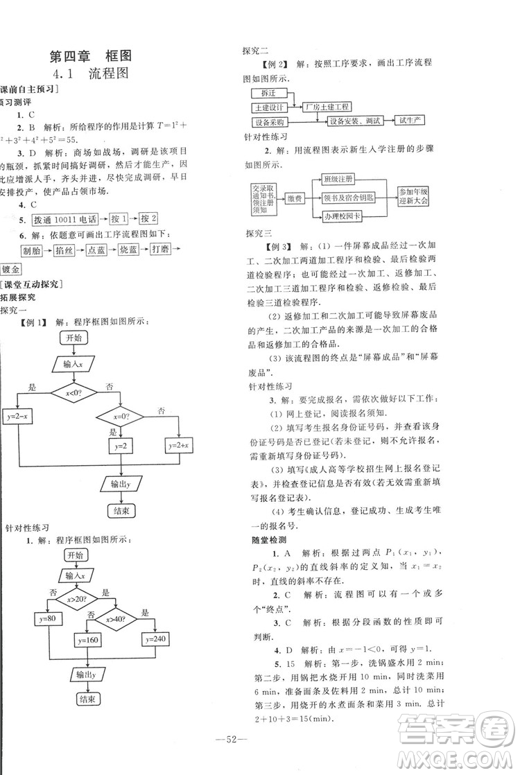 2018人教版資源與評價七年級數(shù)學上冊參考答案