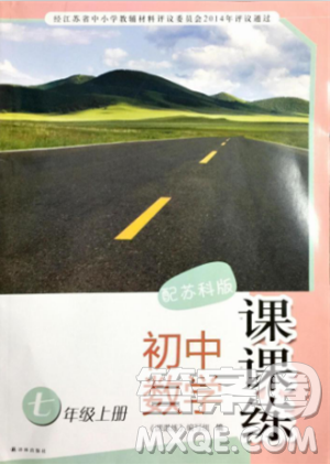 9787544739221蘇科版2018秋初中數(shù)學(xué)課課練七年級(jí)上冊(cè)參考答案