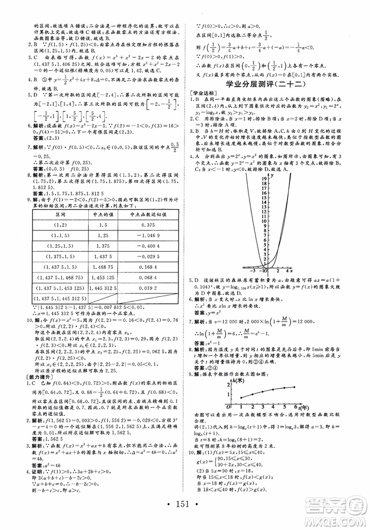 2018版非常學(xué)案數(shù)學(xué)人教A版必修1參考答案