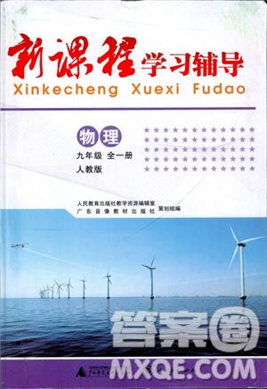 2018年新課程學(xué)習(xí)輔導(dǎo)物理9年級全一冊人教版參考答案