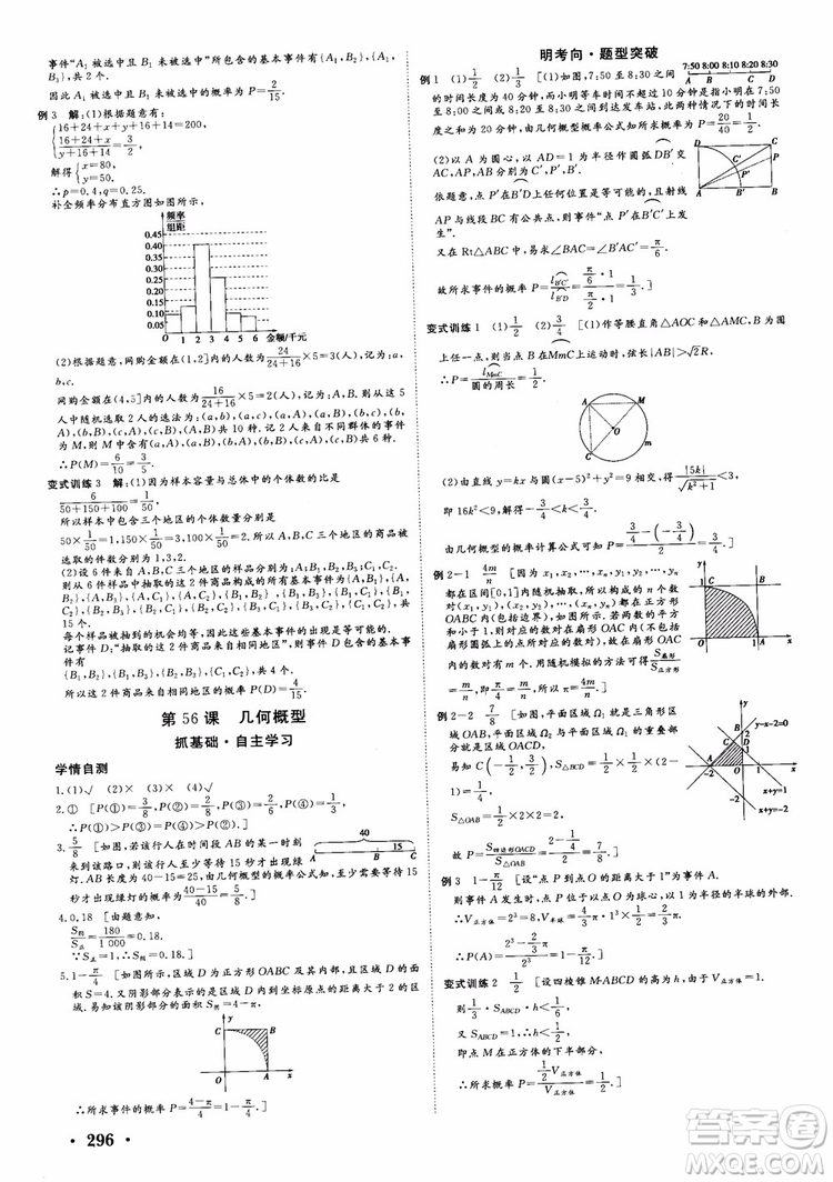 課堂新坐標2019高三一輪總復習數(shù)學蘇教版江蘇專版參考答案