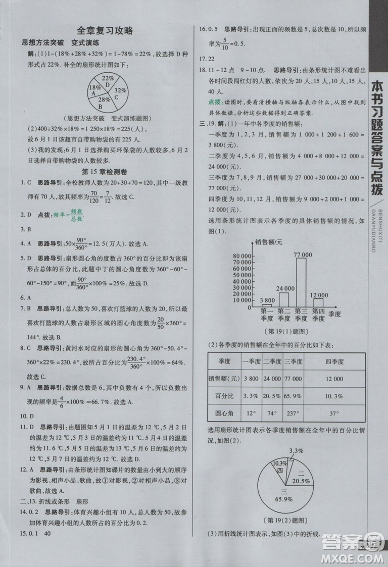 9787552252286初中倍速學(xué)習(xí)法八年級數(shù)學(xué)上冊華師大版2018參考答案