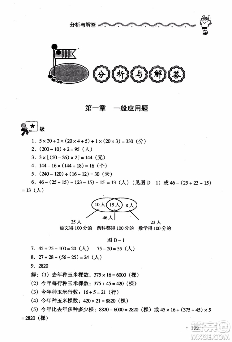 2018新課標(biāo)小學(xué)數(shù)學(xué)應(yīng)用題大全四年級(jí)參考答案