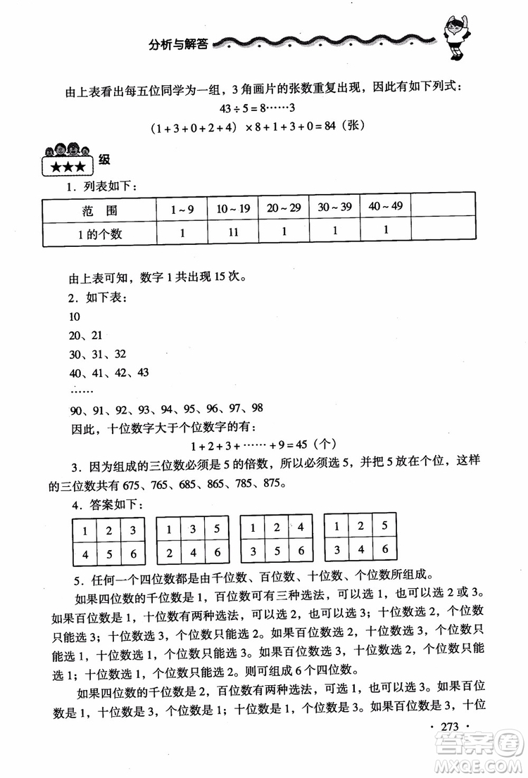 2018新課標(biāo)小學(xué)數(shù)學(xué)應(yīng)用題大全四年級(jí)參考答案