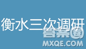 2019屆河北省衡水中學(xué)高三上學(xué)期三調(diào)考試政治試題及答案