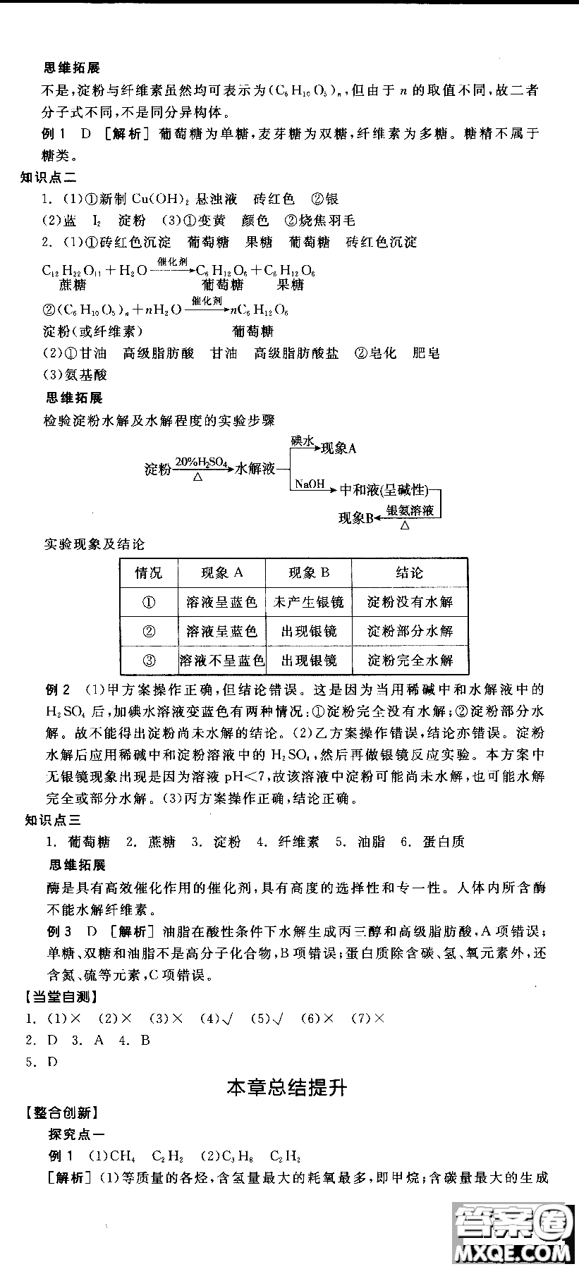 2018全品學練考導(dǎo)學案高中化學必修2新課標RJ參考答案