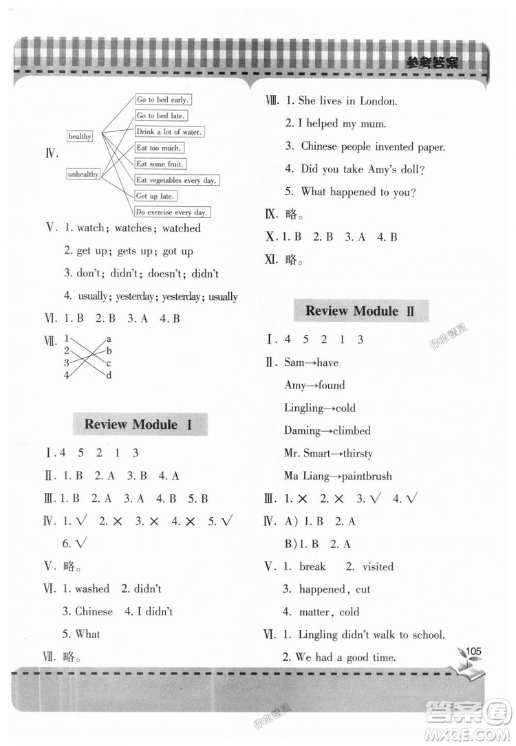 2018新課堂同步學(xué)習(xí)與探究英語四年級上冊外研版答案