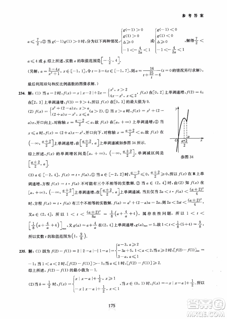 交大之星2018年直擊名校高中數(shù)學(xué)300題函數(shù)與導(dǎo)數(shù)專(zhuān)項(xiàng)集訓(xùn)參考答案