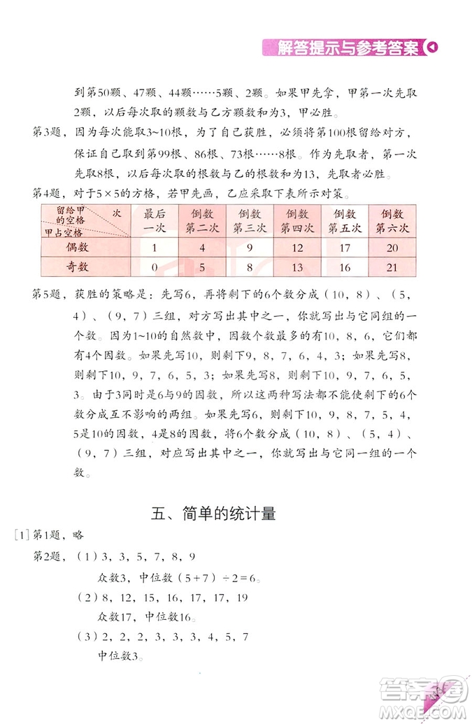 2018新版5年級(jí)上冊(cè)學(xué)數(shù)學(xué)長(zhǎng)智慧第9冊(cè)第二版答案