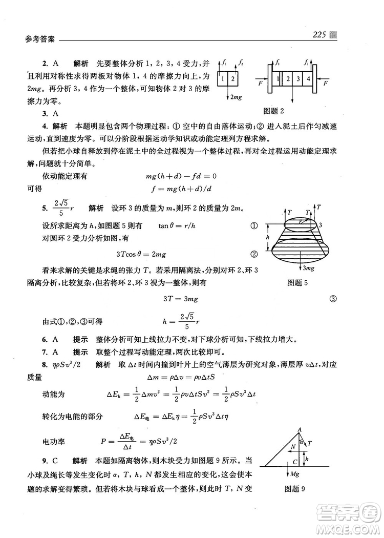 2018上海交通大學(xué)出版社高校自主招生考試直通車物理思維方法答案