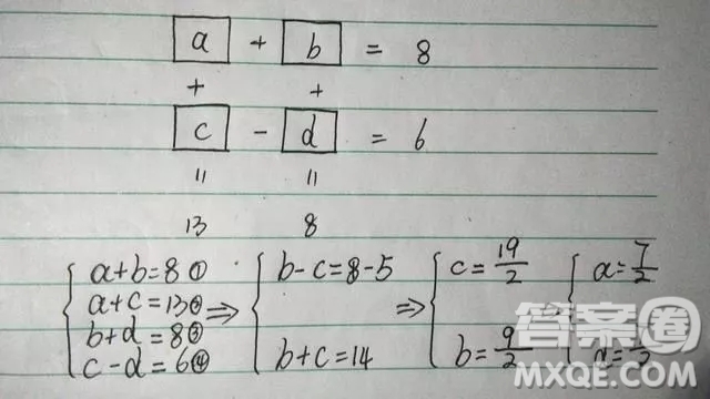 86138格子數學題答案 填空數學題四個方格86138答案