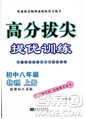 2018秋高分拔尖提優(yōu)訓(xùn)練八年級(jí)物理上冊(cè)江蘇版參考答案