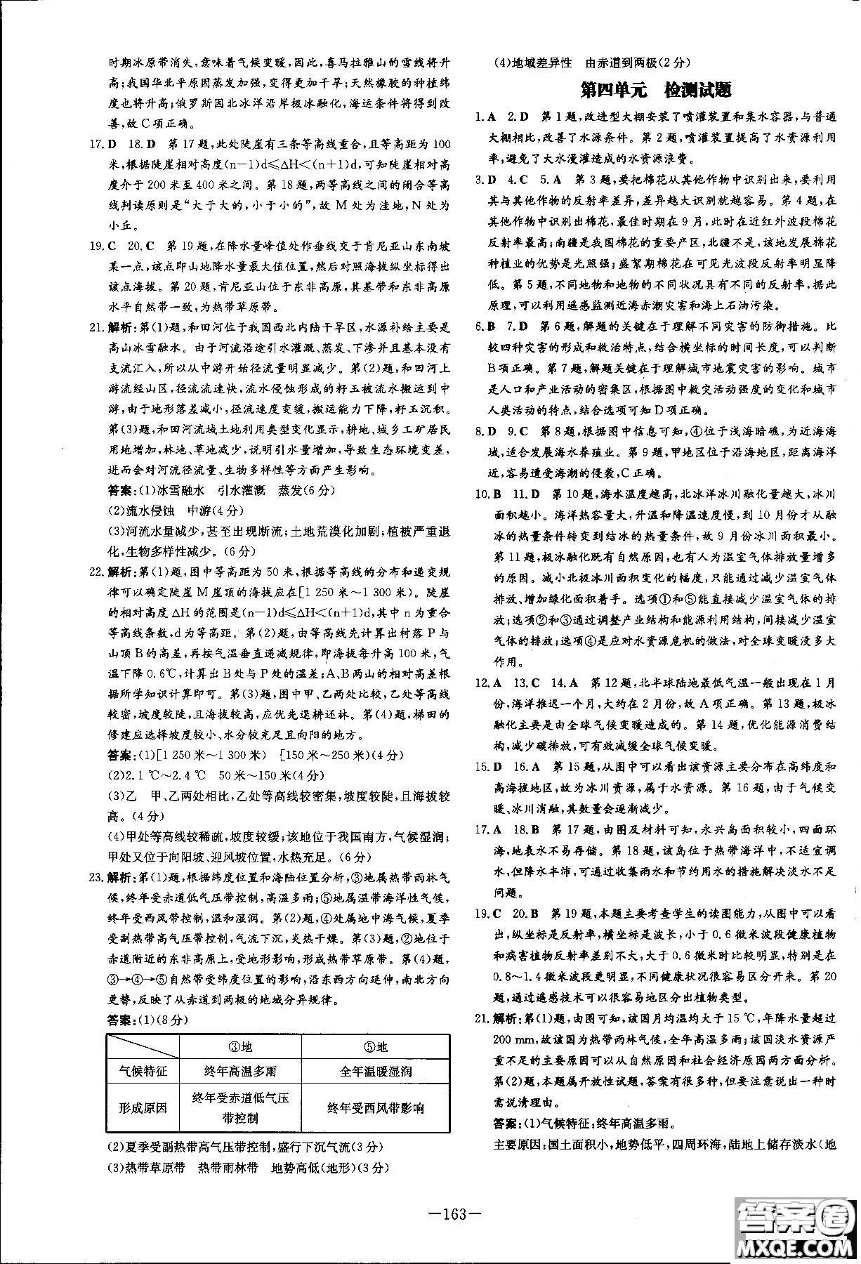 9787540558093百年學典2019版高中全程學習導(dǎo)與練必修1地理LJ魯教版參考答案