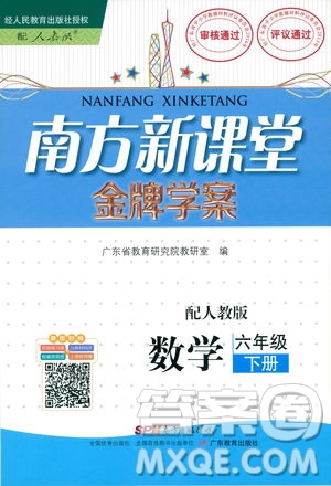 2019南方新課堂人教版金牌學(xué)案數(shù)學(xué)六年級(jí)下冊參考答案