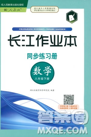 2019版長江作業(yè)本同步練習冊八年級下冊數學人教版參考答案