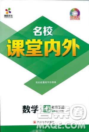 2019年版名校課堂內(nèi)外七年級(jí)下冊(cè)數(shù)學(xué)人教版參考答案