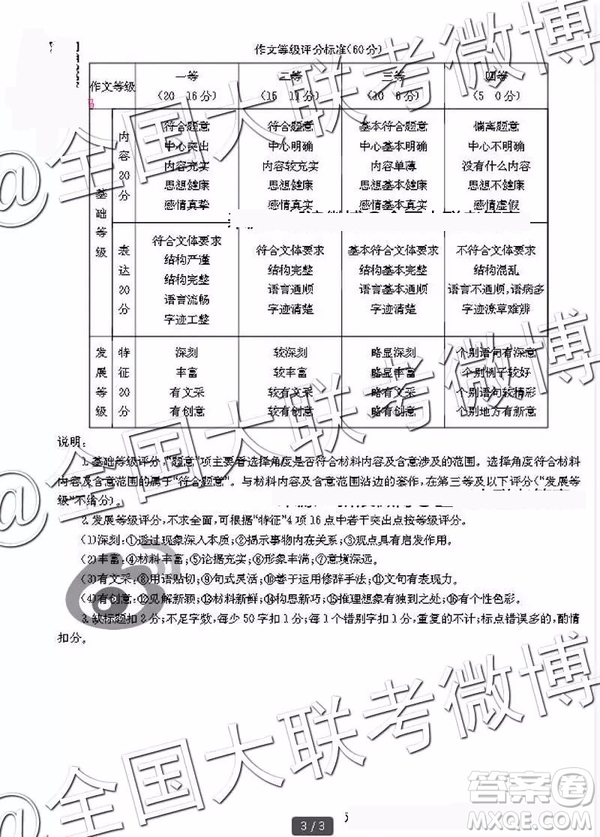 2019年4月遼寧金太陽聯(lián)考高三模擬語文參考答案