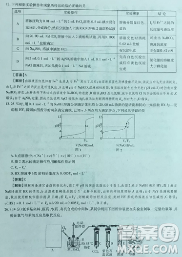 2019年普通高等學(xué)校招生全國(guó)統(tǒng)一考試高考仿真模擬信息卷押題卷十一理綜試題及答案