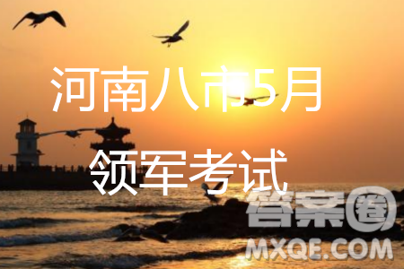 2019年5月河南省八市重點高中聯(lián)盟領(lǐng)軍考試理綜試題及答案