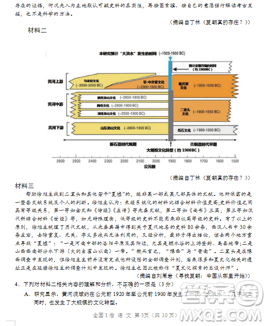 2019年相陽教育黌門云高考等值試卷預(yù)測卷全國Ⅰ卷語文試題及答案