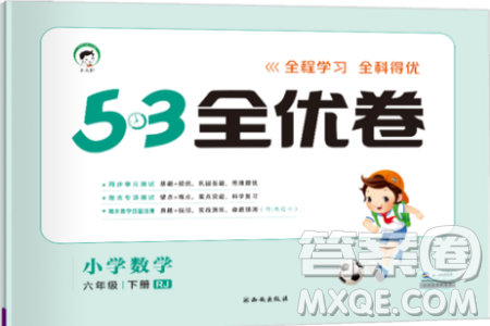 2019年53全優(yōu)卷小學數(shù)學六年級下冊試卷RJ人教版參考答案