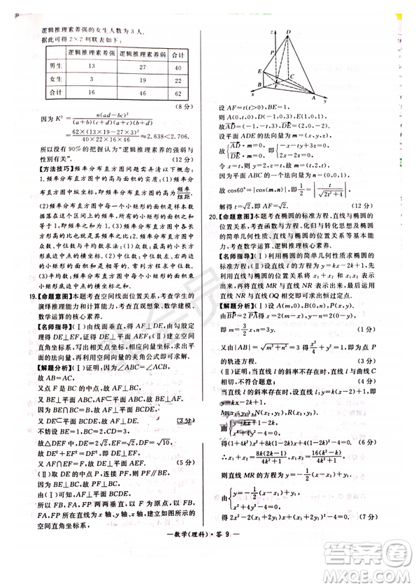 超級全能生2019普通高等學(xué)校招生全國統(tǒng)一考試猜題密卷ABC理數(shù)試題及參考答案