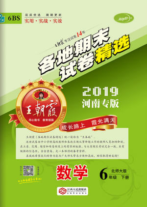 2019年王朝霞各地期末試卷精選六年級數(shù)學下冊人教版河南專版參考答案