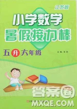 2019版小學(xué)5升6年級(jí)數(shù)學(xué)江蘇版暑假接力棒參考答案