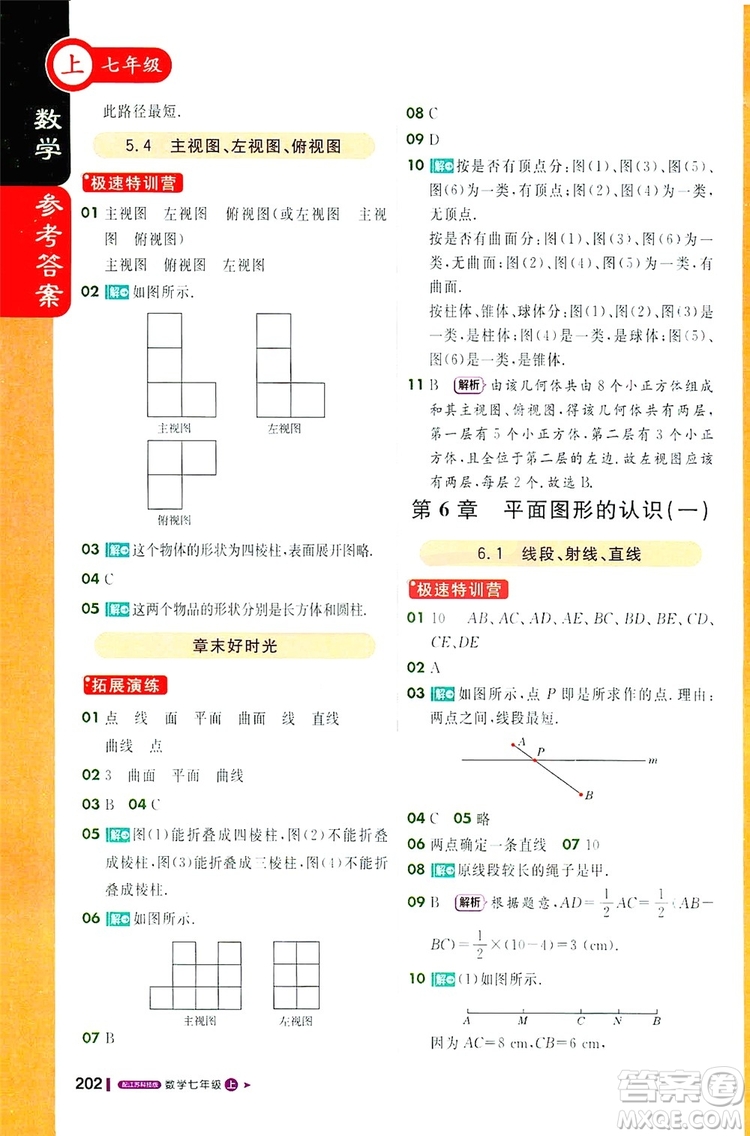 1+1輕巧奪冠2019課堂直播七年級(jí)上冊(cè)數(shù)學(xué)蘇教版答案