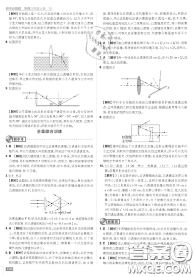 2019年新版初中必刷題八年級(jí)上冊物理人教版答案