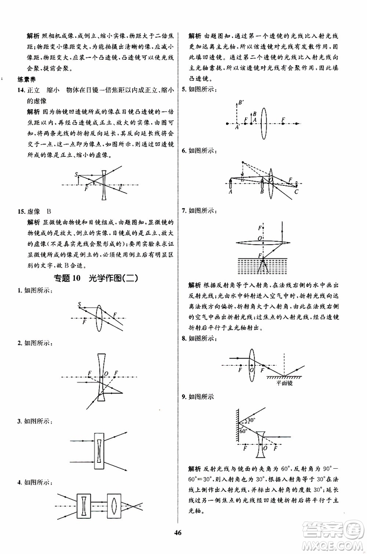 2019年初中同步學(xué)考優(yōu)化設(shè)計物理八年級上冊HK滬科版參考答案