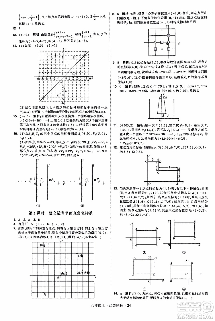 2019年經(jīng)綸學(xué)典學(xué)霸題中題八年級(jí)上冊(cè)數(shù)學(xué)江蘇國(guó)標(biāo)修訂版參考答案