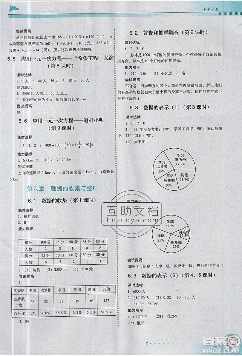 2019南方新課堂金牌學(xué)案七年級(jí)數(shù)學(xué)上冊(cè)北師大版答案