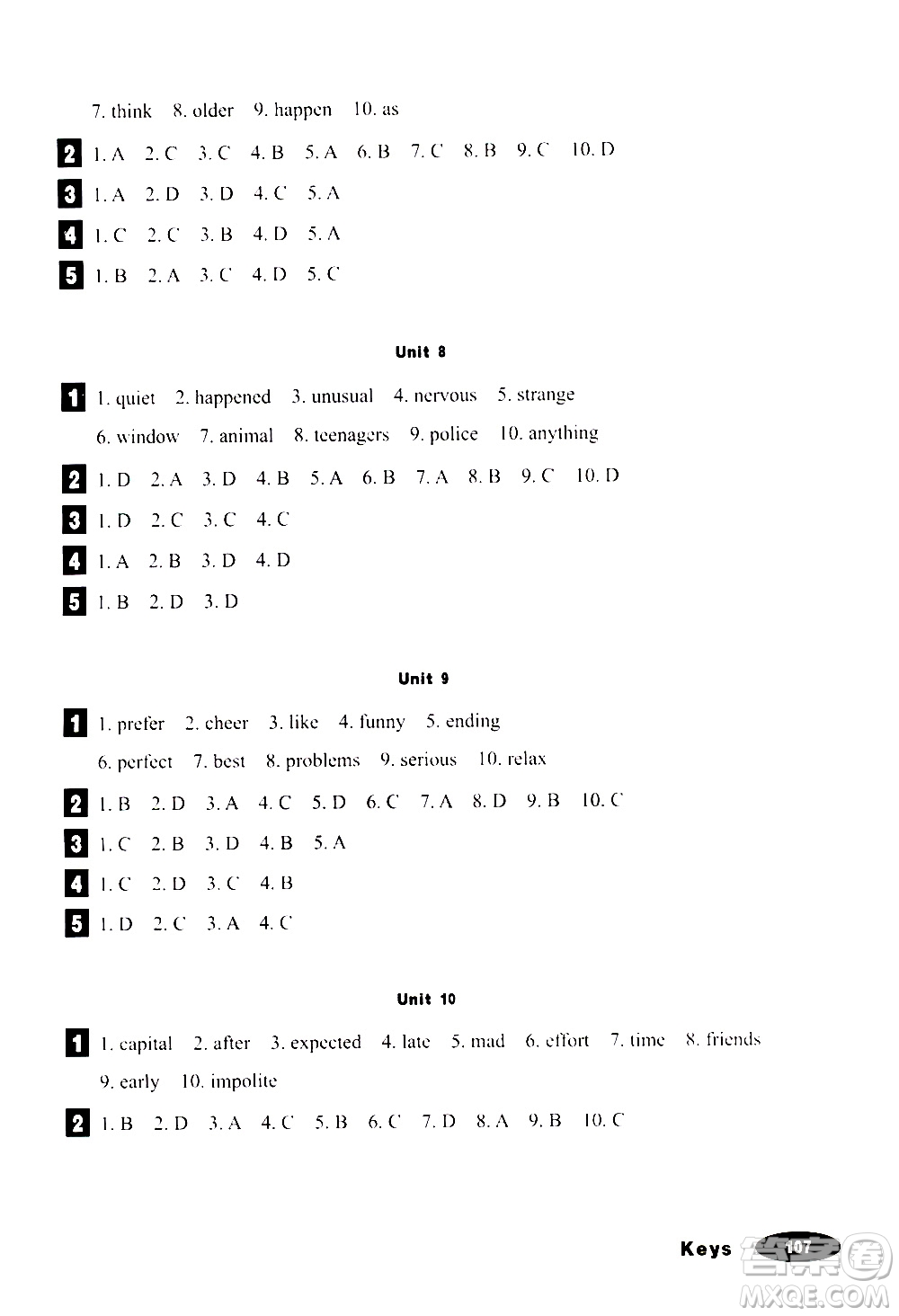 人民教育出版社2019年英語(yǔ)同步閱讀九年級(jí)全一冊(cè)參考答案