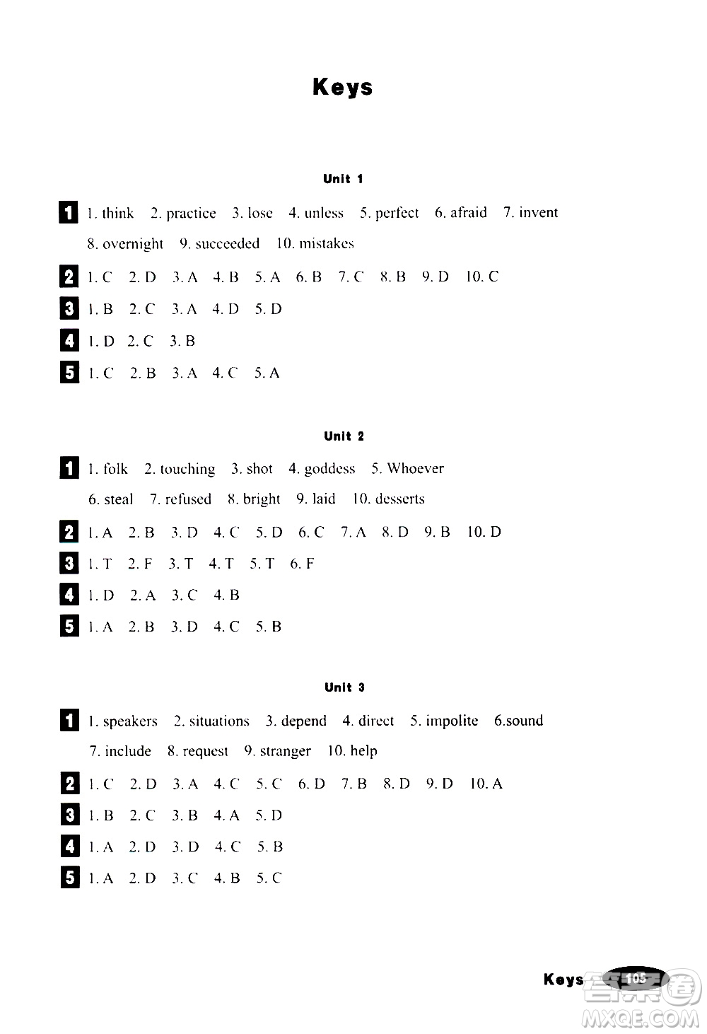 人民教育出版社2019年英語(yǔ)同步閱讀九年級(jí)全一冊(cè)參考答案