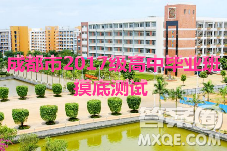 成都市2017級高中畢業(yè)班摸底測試物理試題及答案