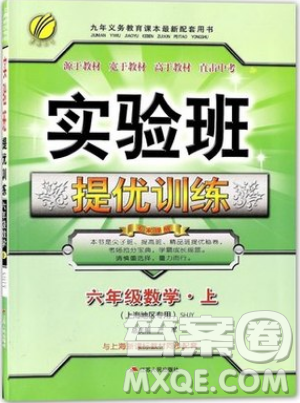 春雨教育2019秋實(shí)驗(yàn)班提優(yōu)訓(xùn)練六年級(jí)數(shù)學(xué)上冊(cè)SHJY上海地區(qū)專用版參考答案