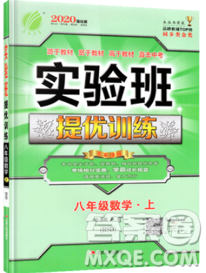 江蘇人民出版社春雨教育2019秋實驗班提優(yōu)訓(xùn)練八年級數(shù)學(xué)上冊BSD北師大版參考答案