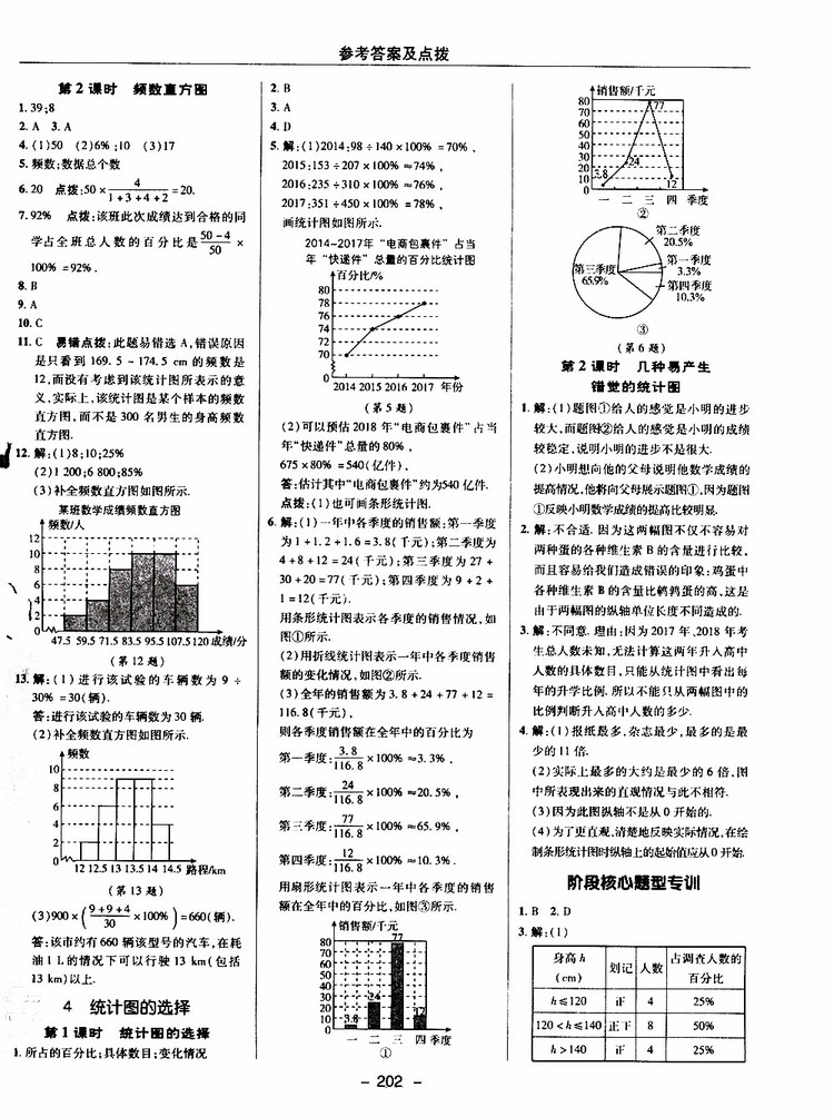 榮德基2019秋典中點(diǎn)綜合應(yīng)用創(chuàng)新題七年級(jí)上數(shù)學(xué)BS北師版參考答案