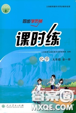 人民教育出版社2019同步學歷案課時練化學九年級全一冊答案